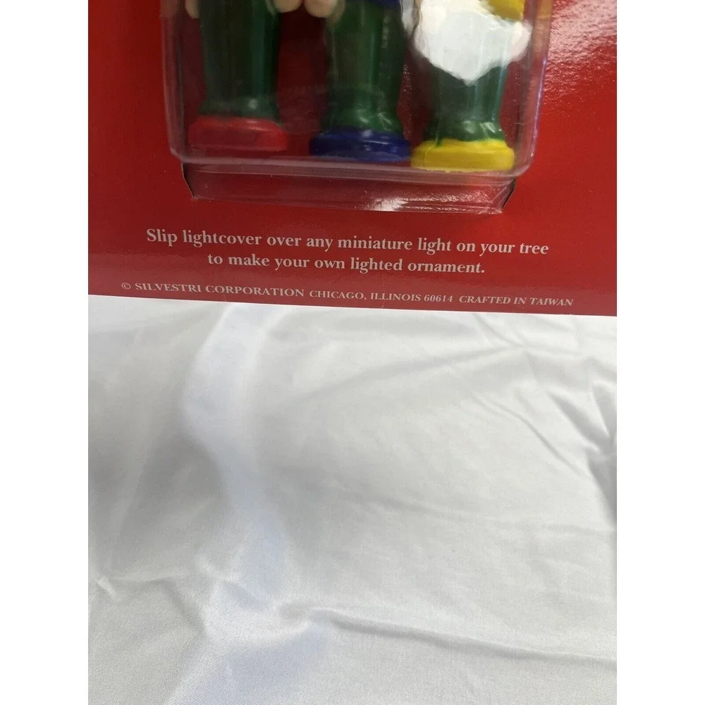 Silvestri Christmas‎ Nutcracker String tree Light Topper Hard Plastic Vintage
